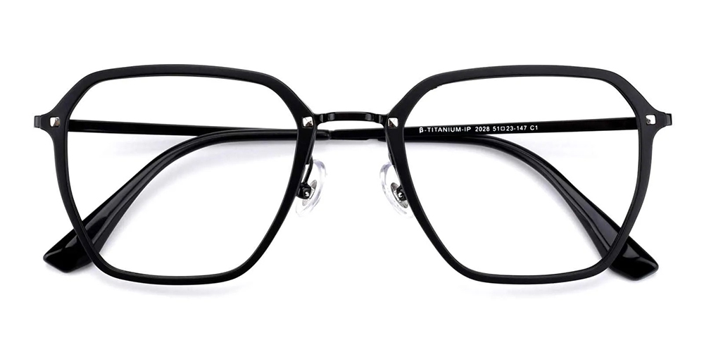 Nibley Women Prescription Glasses C1 BLACK 