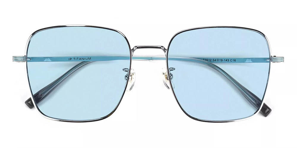 Monticello Titanium Prescription Sunglasses Silver