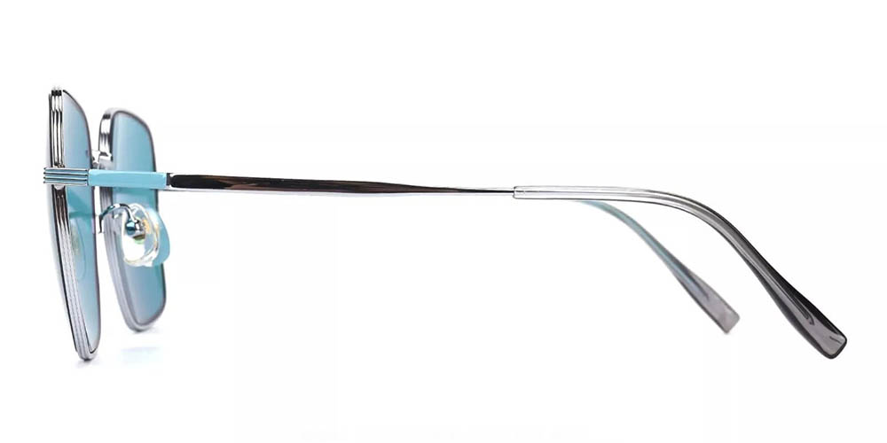 Monticello Titanium Prescription Sunglasses Silver