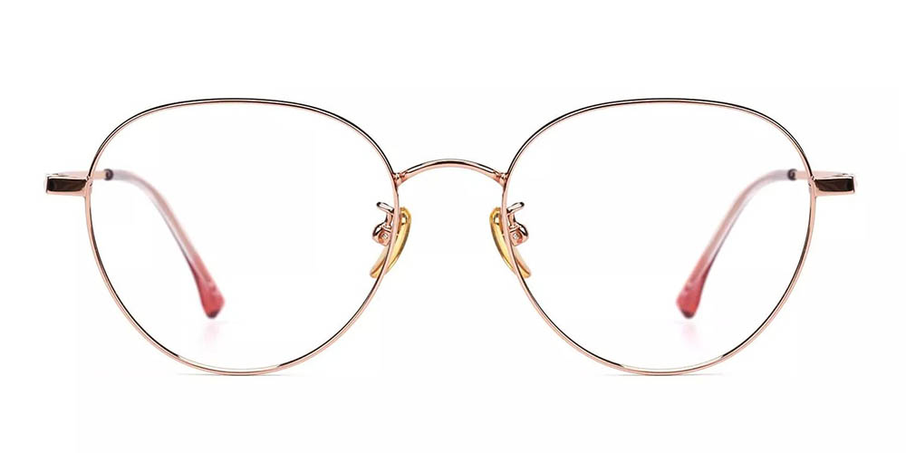 T3927 Titanium Prescription Glasses Gold