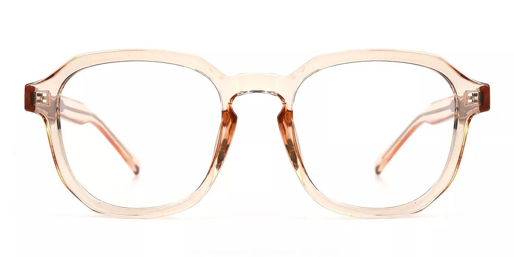 TR8981 Prescription Glasses Clear Orange