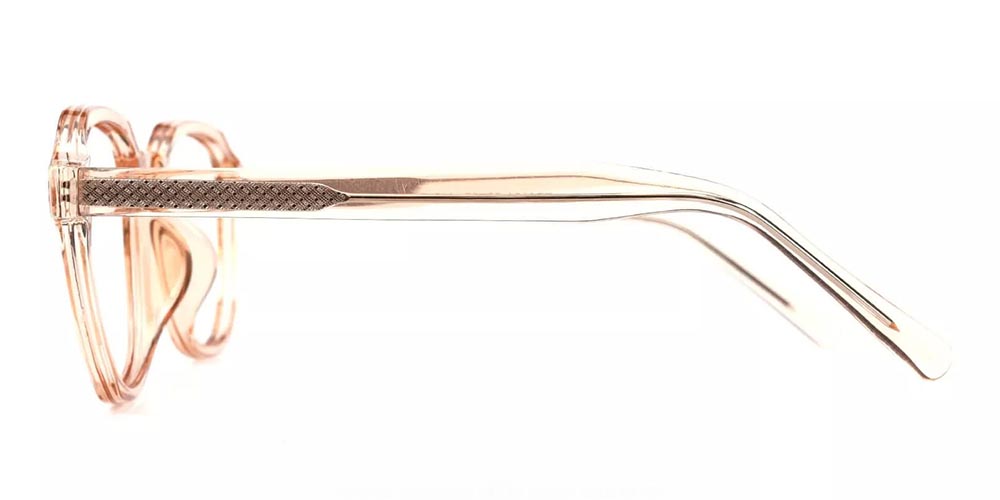 TR8981 Prescription Glasses Clear Orange