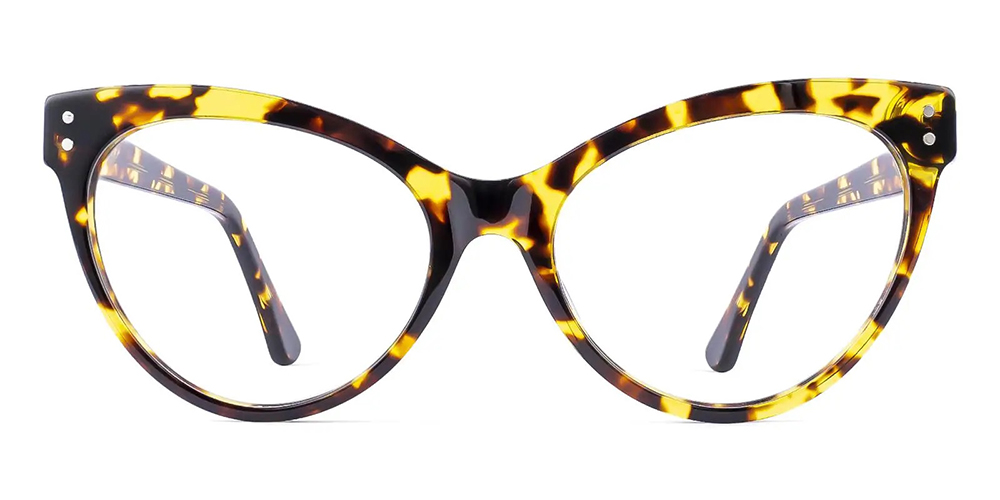 Seaford Cat Eye Prescription Glasses Tortoise - Spring Hinge