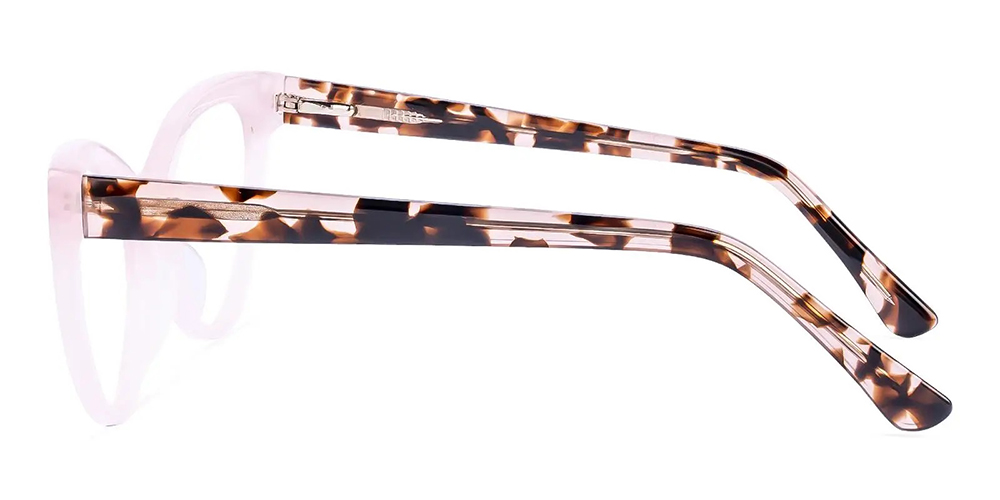 Seaford Cat Eye Prescription Glasses Pink - Spring Hinge