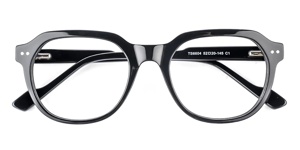 TS6604 Prescription Glasses Black - Spring Hinge
