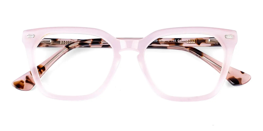 TS6609 Prescription Glasses Pink - Spring Hinge