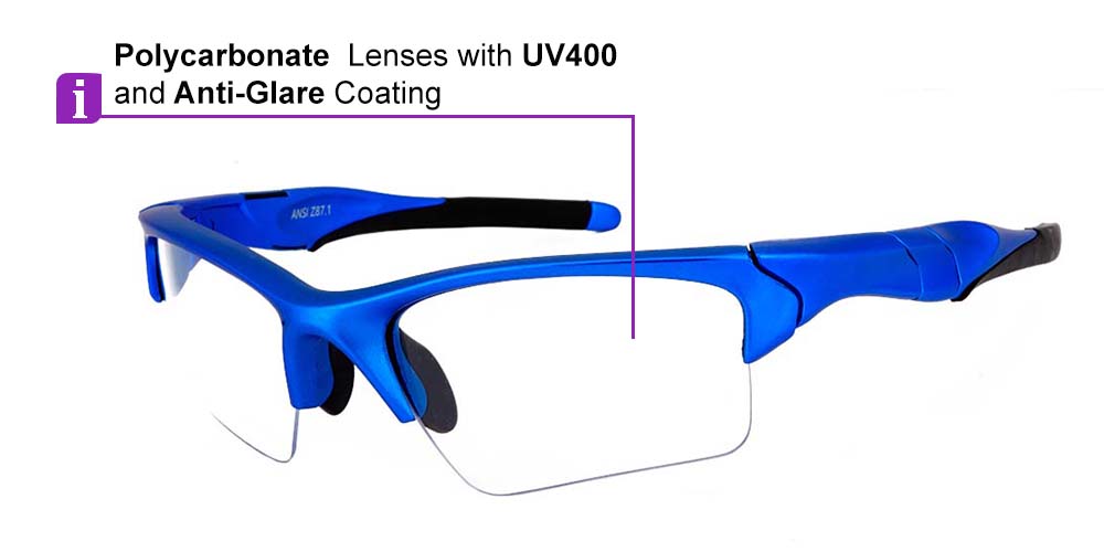 Elmira Prescription Safety Glasses Blue