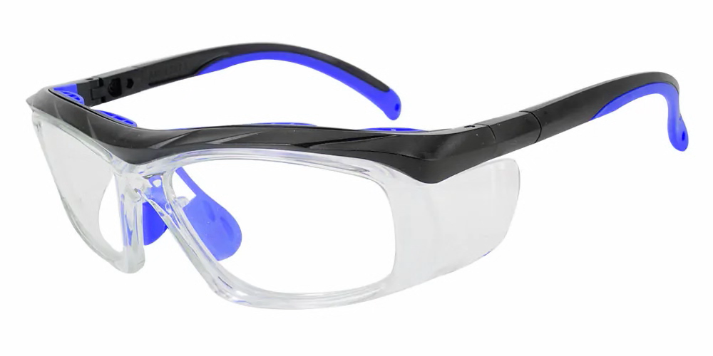Sandy Prescription Safety Glasses Black Blue